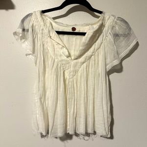 Free people one gauze blouse